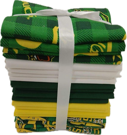 Oregon Ducks - Fat Quarter Bundle - 20 pack (Green & Yellow)