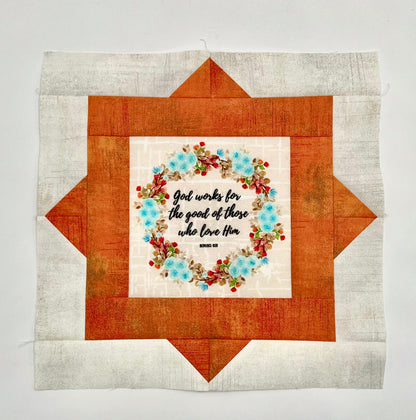Fussy Frames Quilt Pattern - Paper Print Version
