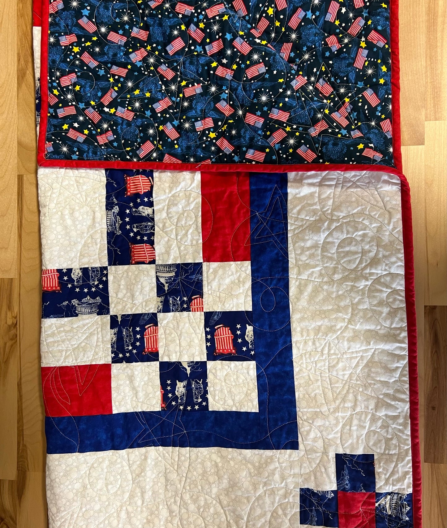 Patriotic Nine Patch - Quilt Kit