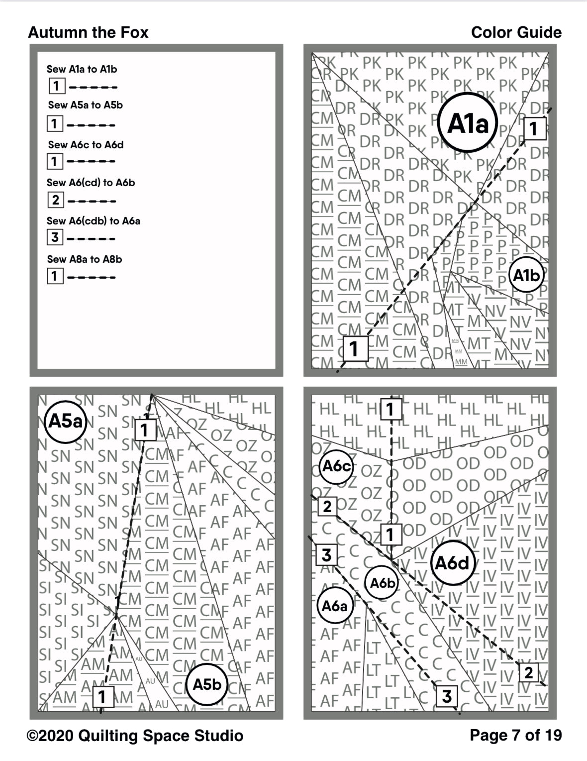 Autumn the Fox Pattern