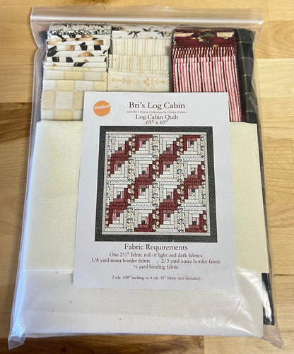 Bri's Log Cabin - Quilt Kit