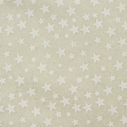 Tone on Tone 108" Supreme Backings - White on Cream - Stars