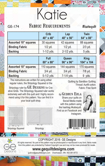 Katie 10" Square Pattern 174