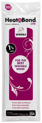 HeatnBond Lite Fusible Adhesive 17 in x 1.25 yd