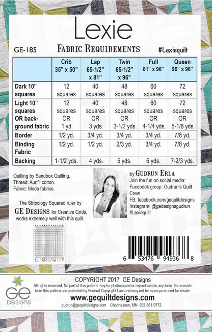 Lexie 10" Square Pattern 185