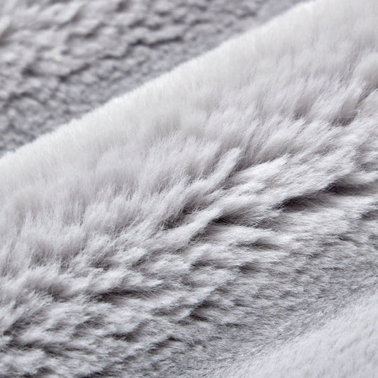 Luxe Cuddle Bunny Silver 58"/60" Fabric per yard