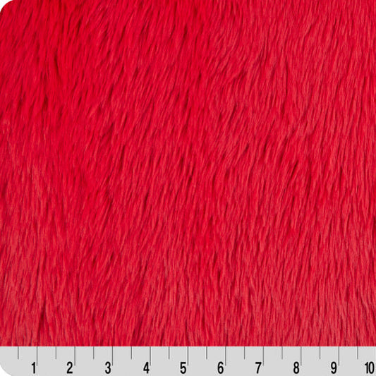 Luxe Cuddle Dreamy Red 58"/60" Fabric per yard