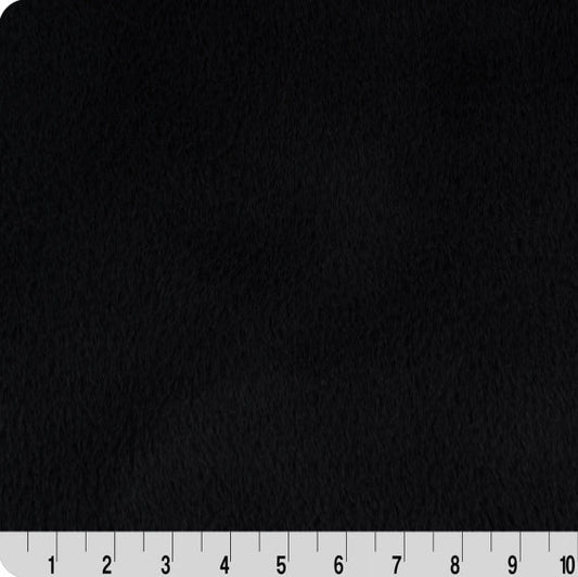 Luxe Cuddle Encore Black" 58"/60" Fabric per yard