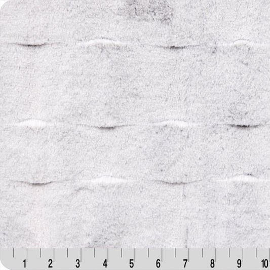 Luxe Cuddle Frost Marbella Charcoal/Cloudy 58" - 60" Fabric per yard