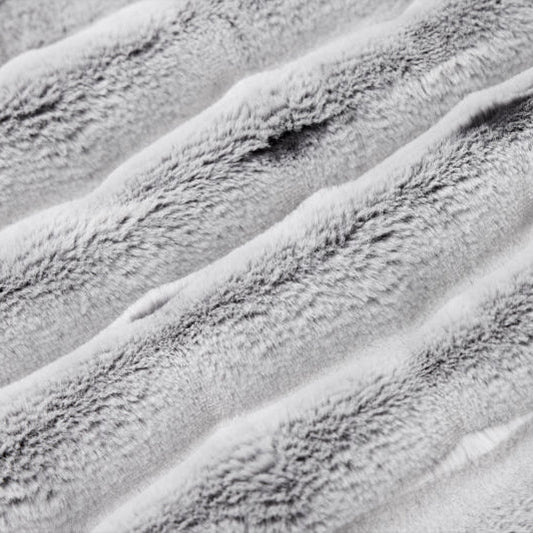 Luxe Cuddle Frost Marbella Charcoal/Cloudy 58" - 60" Fabric per yard