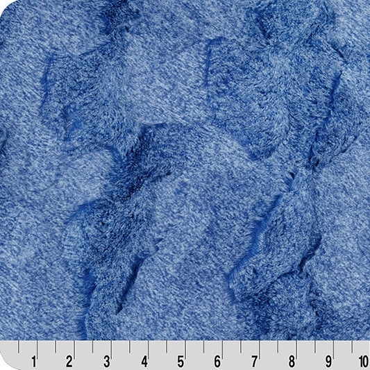 Luxe Cuddle Heather Electric 58" - 60" Fabric per yard
