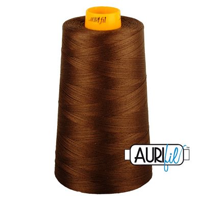 Aurifil Mako 40 wt 3-Ply Cotton Thread 3,280 yd Cone - Bark