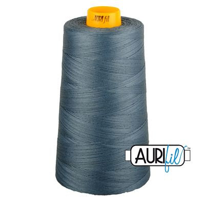 Aurifil Mako 40 wt 3-Ply Cotton Thread 3,280 yd Cone - Dark Grey