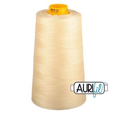 Aurifil Mako 40 wt 3-Ply Cotton Thread 3,280 yd Cone - Butter