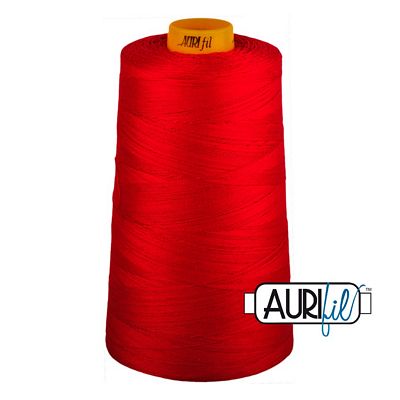 Aurifil Mako 40 wt 3-Ply Cotton Thread 3,280 yd Cone - Medium Red