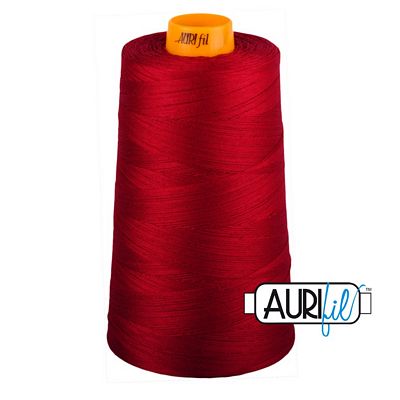 Aurifil Mako 40 wt 3-Ply Cotton Thread 3,280 yd Cone - Red Wine