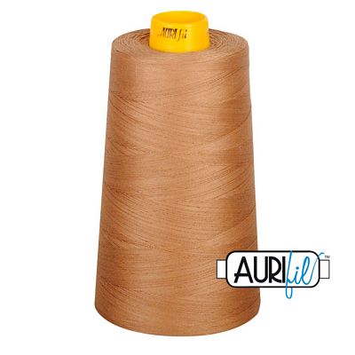 Aurifil Mako 40 wt 3-Ply Cotton Thread 3,280 yd Cone - Cafe au Lait