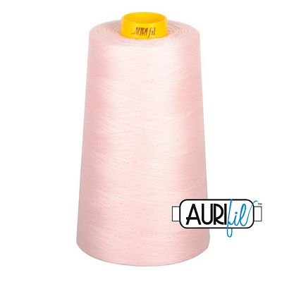 Aurifil Mako 40 wt 3-Ply Cotton Thread 3,280 yd Cone - Pale Pink
