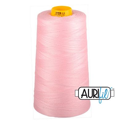 Aurifil Mako 40 wt 3-Ply Cotton Thread 3,280 yd Cone - Baby Pink