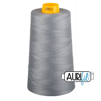 Aurifil Mako 40 wt 3-Ply Cotton Thread 3,280 yd Cone - Grey