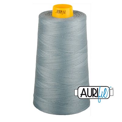 Aurifil Mako 40 wt 3-Ply Cotton Thread 3,280 yd Cone - Light Blue Grey