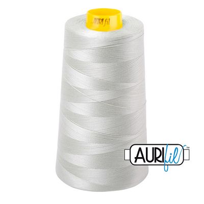 Aurifil Mako 40 wt 3-Ply Cotton Thread 3,280 yd Cone - Light Grey Green