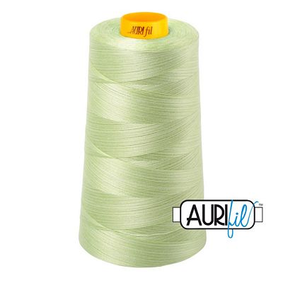 Aurifil Mako 40 wt 3-Ply Cotton Thread 3,280 yd Cone - Light Spring Green