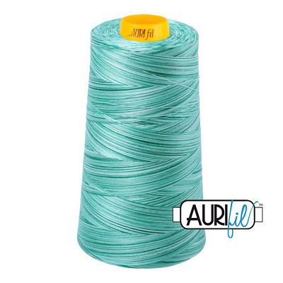 Aurifil Mako 40 wt 3-Ply Cotton Thread 3,280 yd Cone - Creme de Menthe
