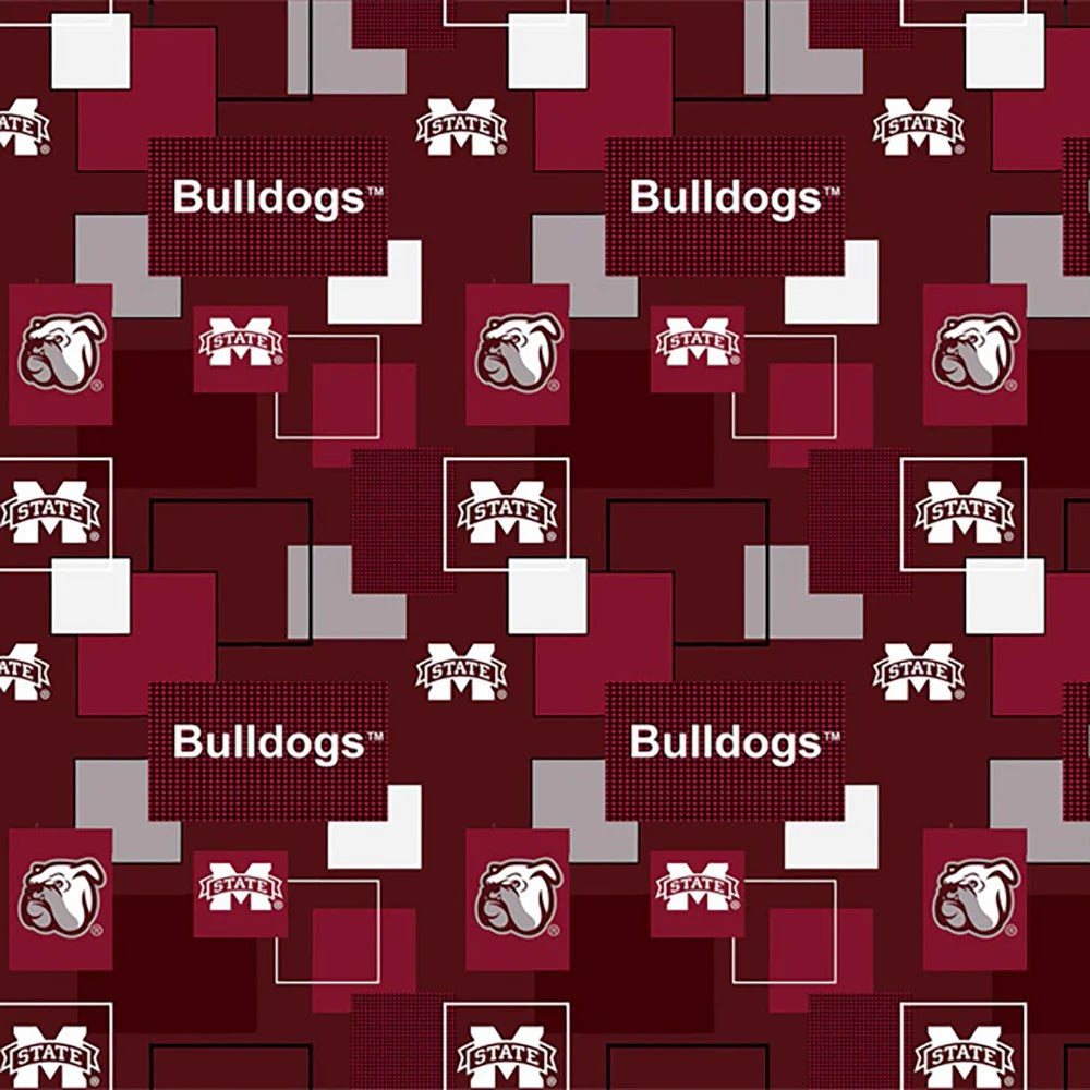 Mississippi State Bulldogs - Block Allover (3-Yard Pack)