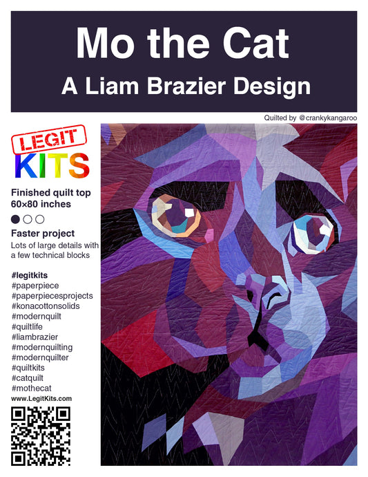 Mo the Cat Quilt Kit