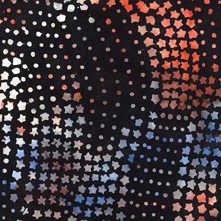 USA Stars & Dots Wideback Fabric Per Yard