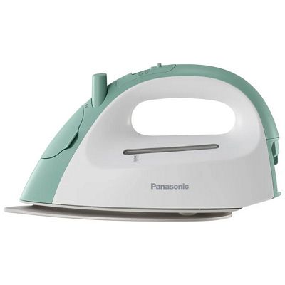 Panasonic Compact Cordless Steam Iron with Charging Station and Carry Case - Green