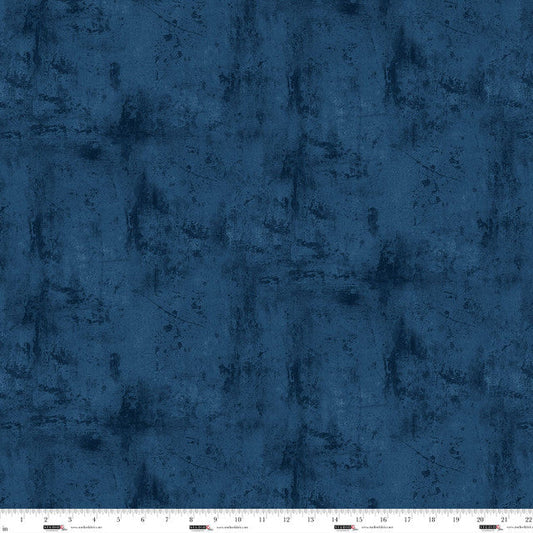 Navy Surface Design Funny Girl 44"/45" Cotton Fabric