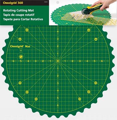Omnigrid 360 Rotating Mat - 14" Diameter