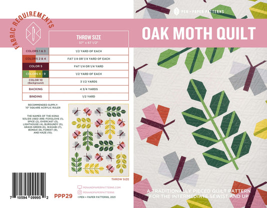 Oak Moth Quilt Pattern