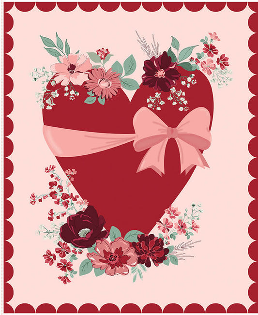 Love You Always - Heart Panel (35.5" x 43")