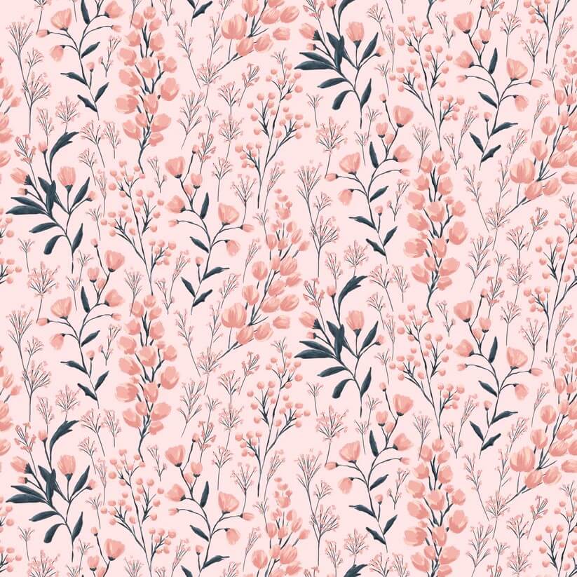 Painted Blossoms - Field of Dreams - Pink