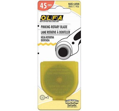 OLFA 45 mm Pinking Rotary Blade 1 Pack