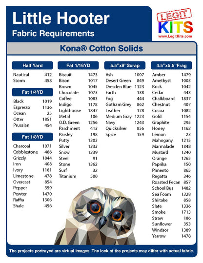 Little Hooter Quilt Kit