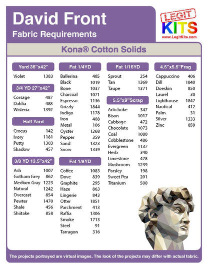 David Front Quilt Kit