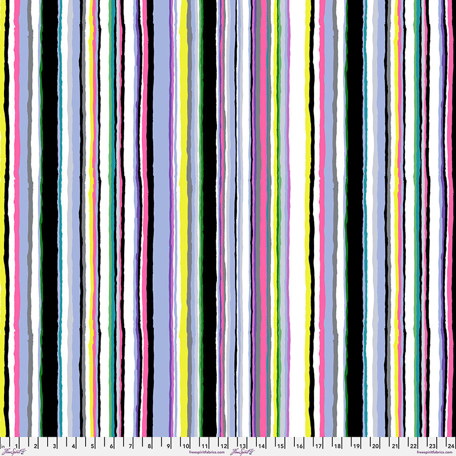 Echo Stripe Contrast Cotton 44"/46" Fabric Per Yard