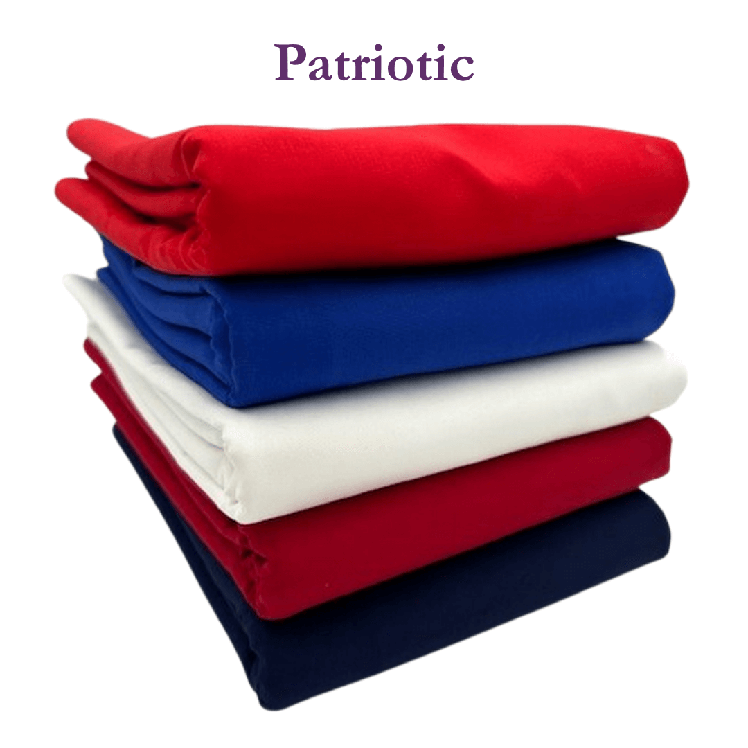 Supreme Solids - One Yard Bundle - 5 pack (Patriotic)