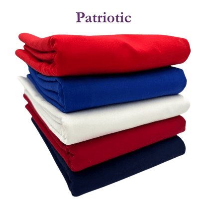 Supreme Solids - One Yard Bundle - 5 pack (Patriotic)