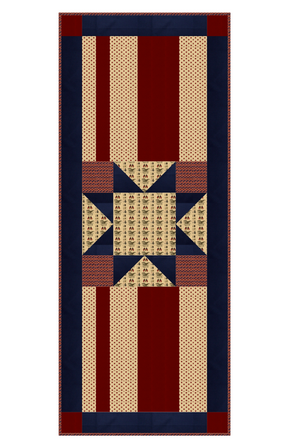 Patriotic Table Runner - Quilt Kit