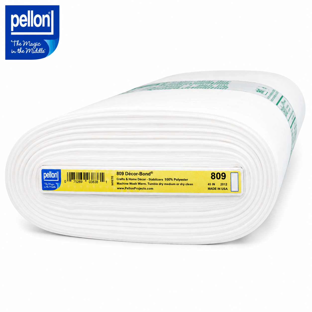 Pellon® 809 Décor-Bond® Stabilizer 45" x 10 yard Bolt (White)