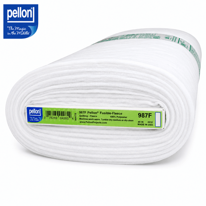Pellon® 987F Fusible Fleece – 45" x 10 yard Bolt (White)