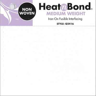 HeatnBond Medium Weight Fusible Interfacing White 20 in x 25 yd
