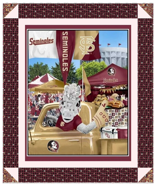 Florida State Seminoles - Tailgate Panel - Quilt Kit