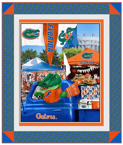 Florida Gators - Tailgate Panel - Quilt Kit