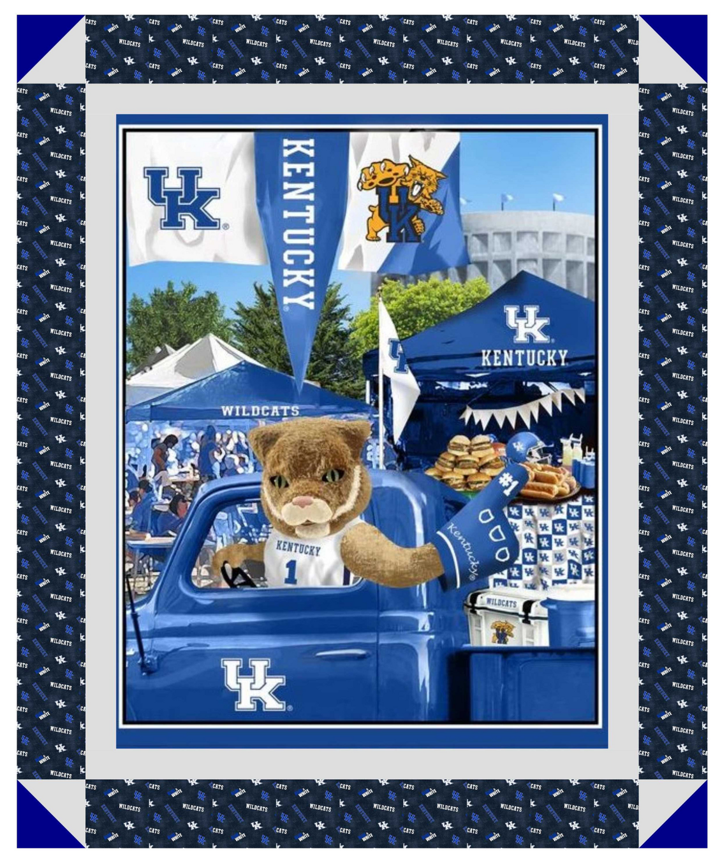 Kentucky Wildcats - Tailgate Panel - Quilt Kit